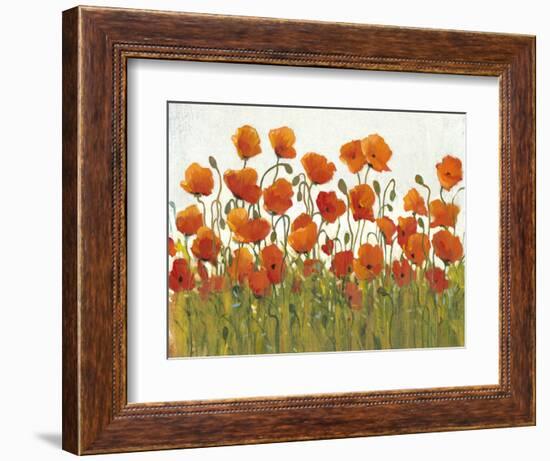 Rows of Poppies I-Tim O'toole-Framed Art Print