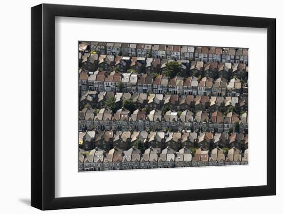 Rows of Victorian Terraced Houses in London, England, United Kingdom, Europe-Alex Treadway-Framed Photographic Print