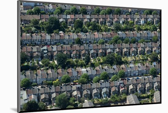 Rows of Victorian Terraced Houses in London, England, United Kingdom, Europe-Alex Treadway-Mounted Photographic Print