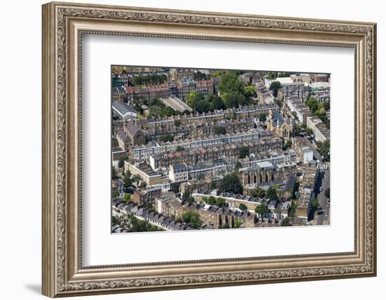 Rows of Victorian Terraced Houses in London, England, United Kingdom, Europe-Alex Treadway-Framed Photographic Print