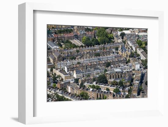 Rows of Victorian Terraced Houses in London, England, United Kingdom, Europe-Alex Treadway-Framed Photographic Print
