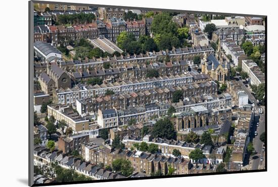 Rows of Victorian Terraced Houses in London, England, United Kingdom, Europe-Alex Treadway-Mounted Photographic Print