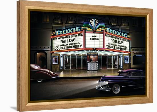 Roxie Picture Show-Helen Flint-Framed Stretched Canvas