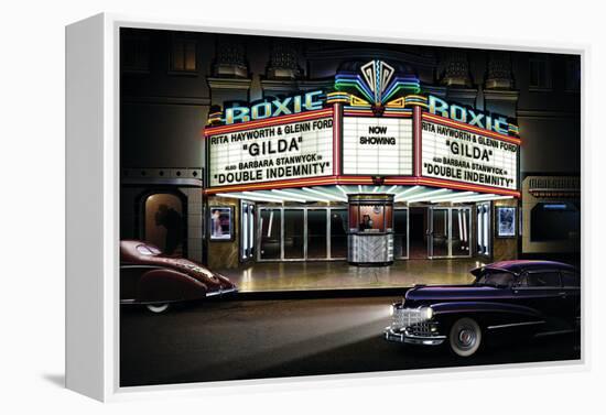 Roxie Picture Show-Helen Flint-Framed Stretched Canvas