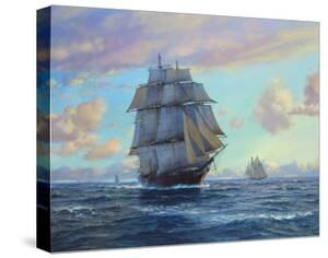 Clipper Ships Stretched Canvas Prints Art Prints Paintings Posters Framed Wall Artwork For Sale Art Com