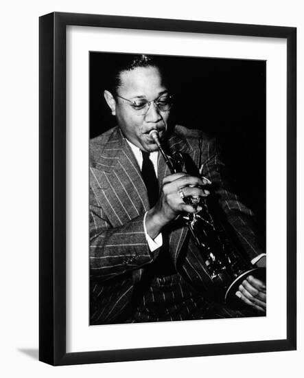 Roy Hines, Jazz Trumpet Player in 1941-null-Framed Photo