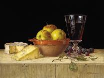 Apples in a Rustic Bowl with Cheeses-Roy Hodrien-Giclee Print