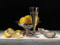 Champagne with Lemons and Oysters-Roy Hodrien-Framed Giclee Print