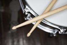 Snare Drum and Drumsticks-Roy McMahon-Premier Image Canvas