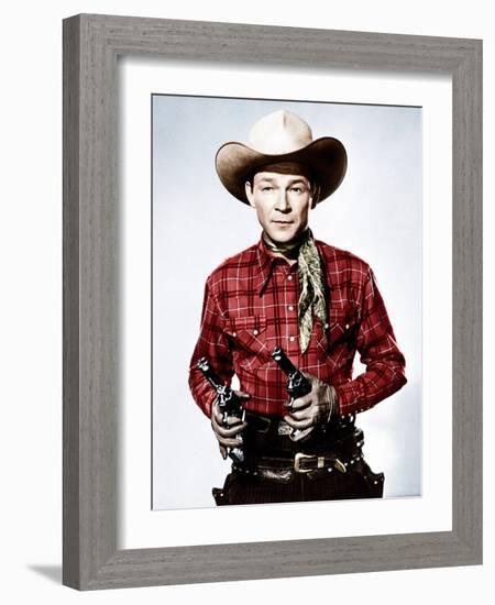 Roy Rogers, ca. 1940s-null-Framed Photo