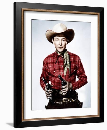 Roy Rogers, ca. 1940s-null-Framed Photo