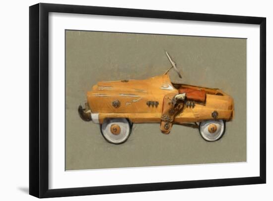 Roy Rogers Pedal Car-Michelle Calkins-Framed Art Print