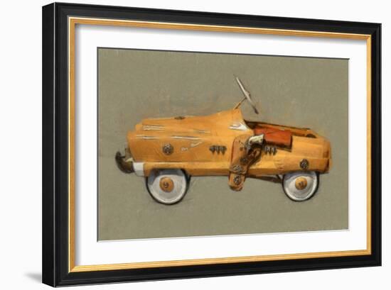 Roy Rogers Pedal Car-Michelle Calkins-Framed Art Print