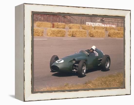 Roy Salvadori Driving an Aston Martin, Dutch Grand Prix, Zandvoort, 1959-null-Framed Premier Image Canvas