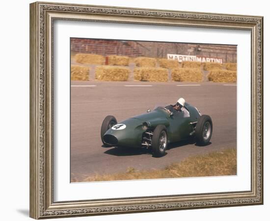 Roy Salvadori Driving an Aston Martin, Dutch Grand Prix, Zandvoort, 1959-null-Framed Photographic Print