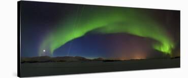 Northern Lights-Roy Samuelsen-Stretched Canvas