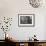Roy Takeno's Desk, Manzanar Relocation Center-Ansel Adams-Framed Art Print displayed on a wall