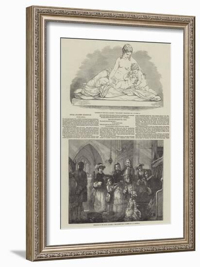 Royal Academy Exhibition-Thomas Falcon Marshall-Framed Giclee Print