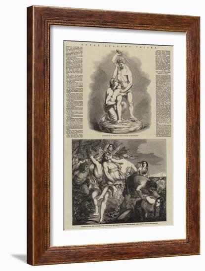 Royal Academy Prizes-John Everett Millais-Framed Giclee Print