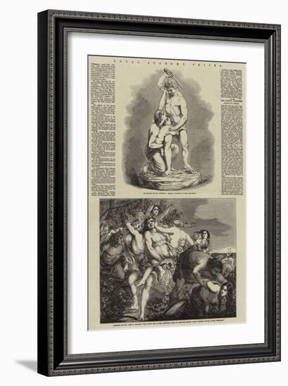 Royal Academy Prizes-John Everett Millais-Framed Giclee Print