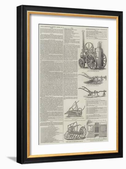 Royal Agricultural Society's Meeting, at York-null-Framed Giclee Print