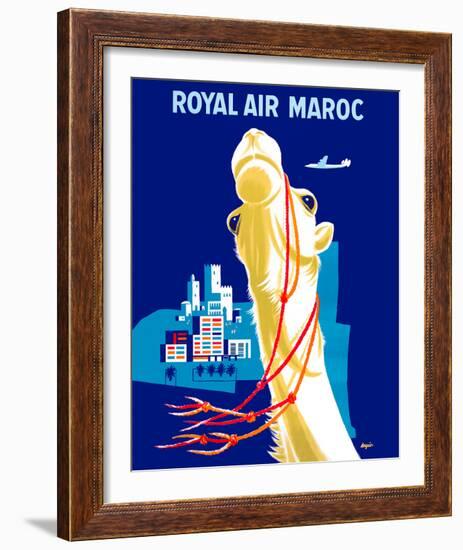 Royal Air Morocco (Maroc) Airlines-Seguin-Framed Giclee Print