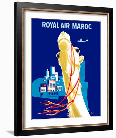 Royal Air Morocco (Maroc) Airlines-Seguin-Framed Giclee Print