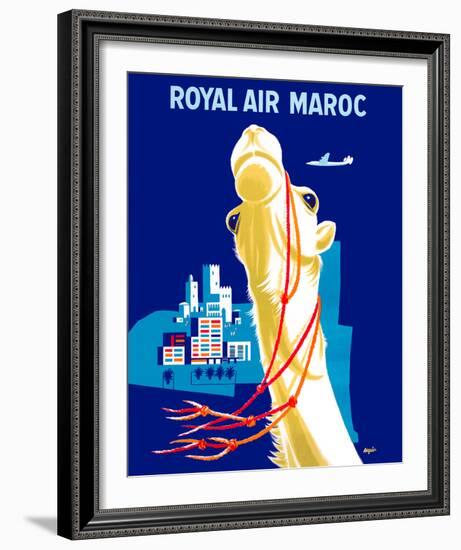 Royal Air Morocco (Maroc) Airlines-Seguin-Framed Giclee Print