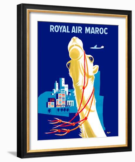 Royal Air Morocco (Maroc) Airlines-Seguin-Framed Giclee Print