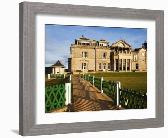 Royal and Ancient Golf Club, St. Andrews, Fife, Scotland, United Kingdom, Europe-Mark Sunderland-Framed Photographic Print