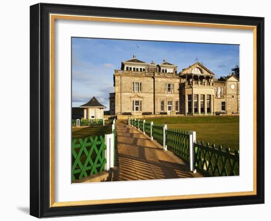 Royal and Ancient Golf Club, St. Andrews, Fife, Scotland, United Kingdom, Europe-Mark Sunderland-Framed Photographic Print