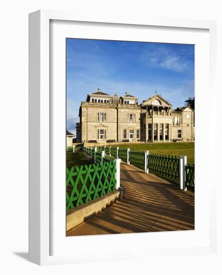 Royal and Ancient Golf Club, St. Andrews, Fife, Scotland, United Kingdom, Europe-Mark Sunderland-Framed Photographic Print