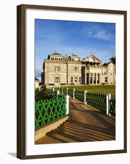 Royal and Ancient Golf Club, St. Andrews, Fife, Scotland, United Kingdom, Europe-Mark Sunderland-Framed Photographic Print