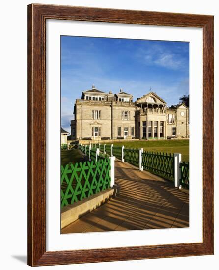 Royal and Ancient Golf Club, St. Andrews, Fife, Scotland, United Kingdom, Europe-Mark Sunderland-Framed Photographic Print