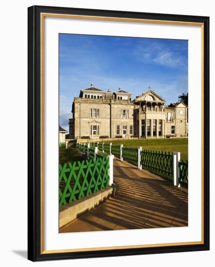 Royal and Ancient Golf Club, St. Andrews, Fife, Scotland, United Kingdom, Europe-Mark Sunderland-Framed Photographic Print