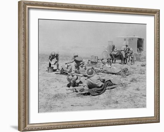 Royal Army Medical Corps WWII-null-Framed Photographic Print