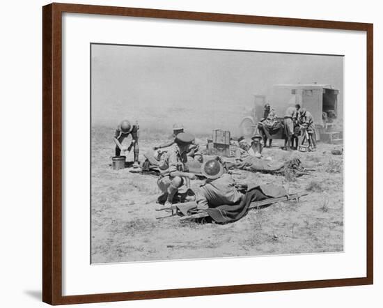 Royal Army Medical Corps WWII-null-Framed Photographic Print