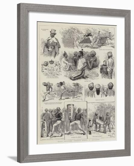 Royal Artillery Athletic Sports at Hongkong-Adrien Emmanuel Marie-Framed Giclee Print