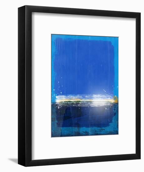 Royal Blue Abstract Study-Emma Moore-Framed Art Print