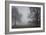 Royal Botanic Gardens, Kew, London. Palm House Obscured by Fog with Winter Trees-Richard Bryant-Framed Photographic Print