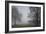 Royal Botanic Gardens, Kew, London. Palm House Obscured by Fog with Winter Trees-Richard Bryant-Framed Photographic Print