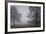 Royal Botanic Gardens, Kew, London. Palm House Obscured by Fog with Winter Trees-Richard Bryant-Framed Photographic Print