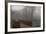 Royal Botanic Gardens, Kew, London. the Sackler Crossing in Fog with Winter Trees-Richard Bryant-Framed Photographic Print