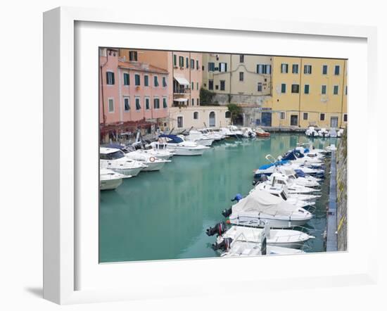 Royal Canal in the Port of Livorno, Tuscany, Italy, Europe-Richard Cummins-Framed Photographic Print