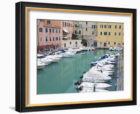 Royal Canal in the Port of Livorno, Tuscany, Italy, Europe-Richard Cummins-Framed Photographic Print