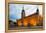 Royal Castle in Warsaw at Night-Jacek Kadaj-Framed Premier Image Canvas