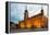 Royal Castle in Warsaw at Night-Jacek Kadaj-Framed Premier Image Canvas