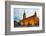 Royal Castle in Warsaw at Night-Jacek Kadaj-Framed Photographic Print