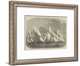 Royal Cinque Ports Yacht Club, Start for the Race from Dover to Boulogne-Edwin Weedon-Framed Giclee Print