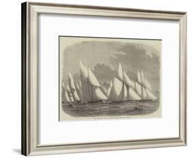 Royal Cinque Ports Yacht Club, Start for the Race from Dover to Boulogne-Edwin Weedon-Framed Giclee Print